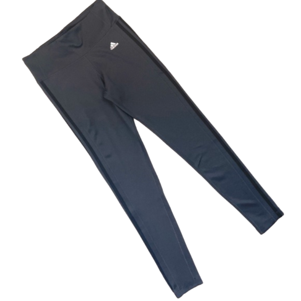 Adidas Grey Black Adidas Climalite Active Gym Workout Leggings Medium Bin 2Q